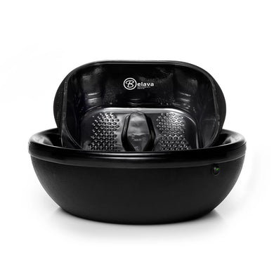 Belava Trio Foot Spa - w/ Heat & Vibration in Black