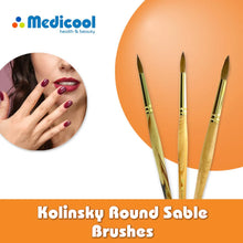 Cargar imagen en el visor de la galería, Medicool Kolinsky Acrylic Brush