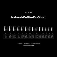 Load image into Gallery viewer, Après GEL-X® NATURAL COFFIN EXTRA SHORT BOX OF TIPS - PRO (600PCS)