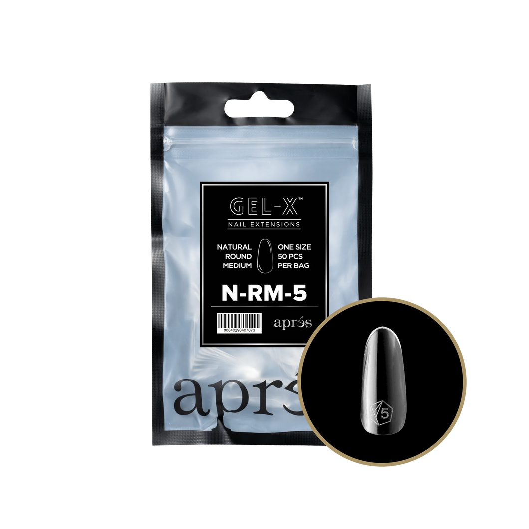 Après GEL-X® NATURAL ROUND MEDIUM REFILL BAG