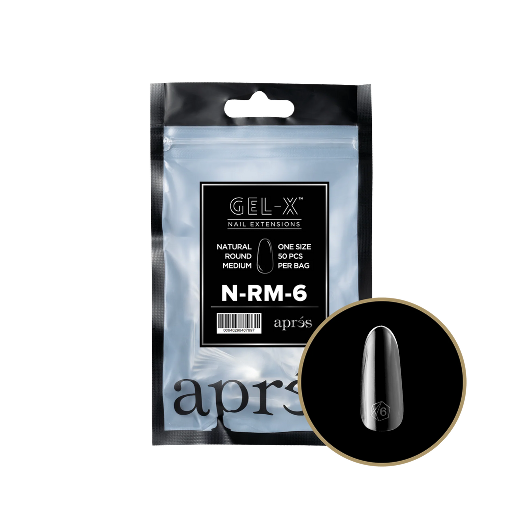 Après GEL-X® NATURAL ROUND MEDIUM REFILL BAG