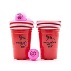 REUZEL Pigs Can Fly Beer Pong Game