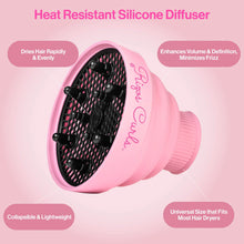 Load image into Gallery viewer, Rizos Curls Pink Collapsible Hair Diffuser for Drying Curls