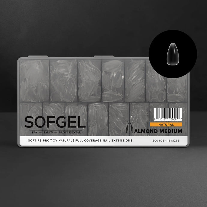 SOFGEL SOFTIPS PRO™ XV NATURAL - ALMOND MEDIUM