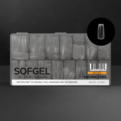SOFGEL SOFTIPS PRO™ XV NATURAL - SQUARE LONG
