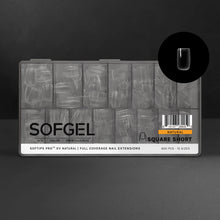 Cargar imagen en el visor de la galería, SOFGEL SOFTIPS PRO™ XV NATURAL - SQUARE SHORT
