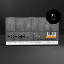 Cargar imagen en el visor de la galería, SOFGEL SOFTIPS PRO™ XV NATURAL - SQUARE EXTRA SHORT