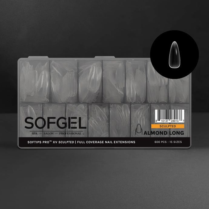 SOFGEL SOFTIPS PRO™ XV SCULPTED - ALMOND LONG