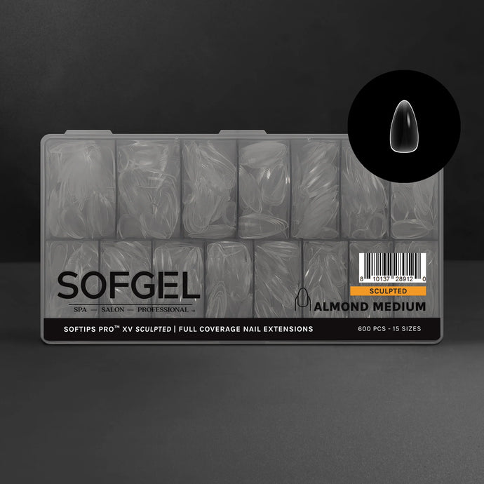 SOFGEL SOFTIPS PRO™ XV SCULPTED - ALMOND MEDIUM