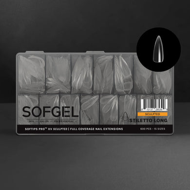 SOFGEL SOFTIPS PRO™ XV SCULPTED - STILETTO LONG