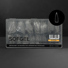 Cargar imagen en el visor de la galería, SOFGEL SOFTIPS PRO™ XV SCULPTED - STILETTO EXTRA LONG