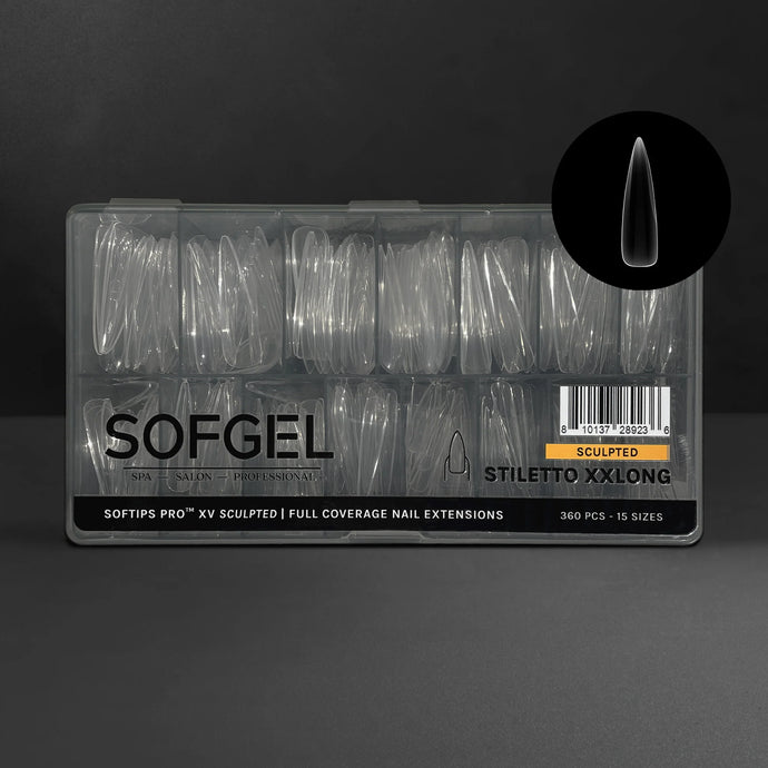SOFGEL SOFTIPS PRO™ XV SCULPTED - STILETTO EXTRA EXTRA LONG