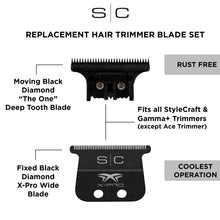 Cargar imagen en el visor de la galería, S\C FIXED BLACK DIAMOND X-PRO WIDE BLADE THE ONE CUTTER