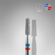 Load image into Gallery viewer, Diamond nail drill bit DUO cone red-blue EXPERT head diameter 2,5 mm / working part 8 mm