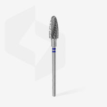 Cargar imagen en el visor de la galería, Staleks Carbide Nail Drill Bit, "Corn", Blue, 6 mm/14 mm - FT91B060/14