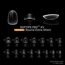 Cargar imagen en el visor de la galería, SOFGEL SOFTIPS PRO™ XV NATURAL - ROUND EXTRA SHORT