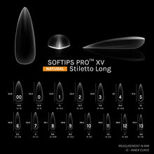 Cargar imagen en el visor de la galería, SOFGEL SOFTIPS PRO™ XV NATURAL - STILETTO LONG