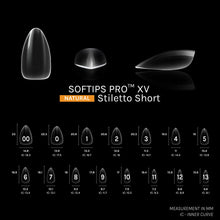 Cargar imagen en el visor de la galería, SOFGEL SOFTIPS PRO™ XV NATURAL - STILETTO SHORT