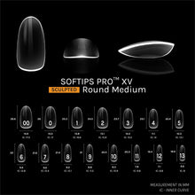 Cargar imagen en el visor de la galería, SOFGEL SOFTIPS PRO™ XV SCULPTED - ROUND MEDIUM