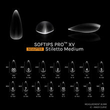 Cargar imagen en el visor de la galería, SOFGEL SOFTIPS PRO™ XV SCULPTED - STILETTO MEDIUM