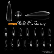 Cargar imagen en el visor de la galería, SOFGEL SOFTIPS PRO™ XV SCULPTED - STILETTO EXTRA EXTRA LONG
