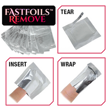 Cargar imagen en el visor de la galería, AmericaNails Fast Foils Remove 100pc