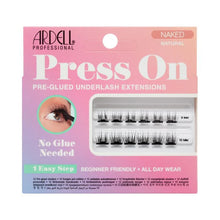 Load image into Gallery viewer, Ardell Press On Underlash Extensions, Naked Natural, 12 ct