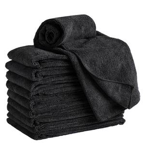 Soft ’n Style Microfiber Towels, 16" x 29" - Black