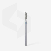 Load image into Gallery viewer, Staleks Diamond nail drill bit, rounded “cylinder”, blue, head diameter 2.3 mm/ working part 8 mm
