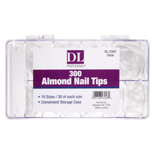 Cargar imagen en el visor de la galería, DL Pro Almond Nail Tips Kit - Clear