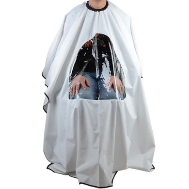 Shaving Factory Cutting Cape Men-Women White