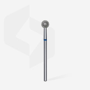 Staleks Diamond nail drill bit, "ball", blue, head diameter 5 mm