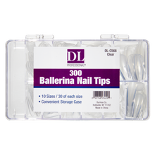 Cargar imagen en el visor de la galería, DL Pro Ballerina Nail Tips Kit - Clear