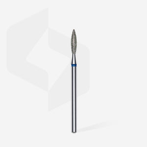 Staleks Diamond nail drill bit flame blue EXPERT head diameter 2,3 mm / working part 10 mm