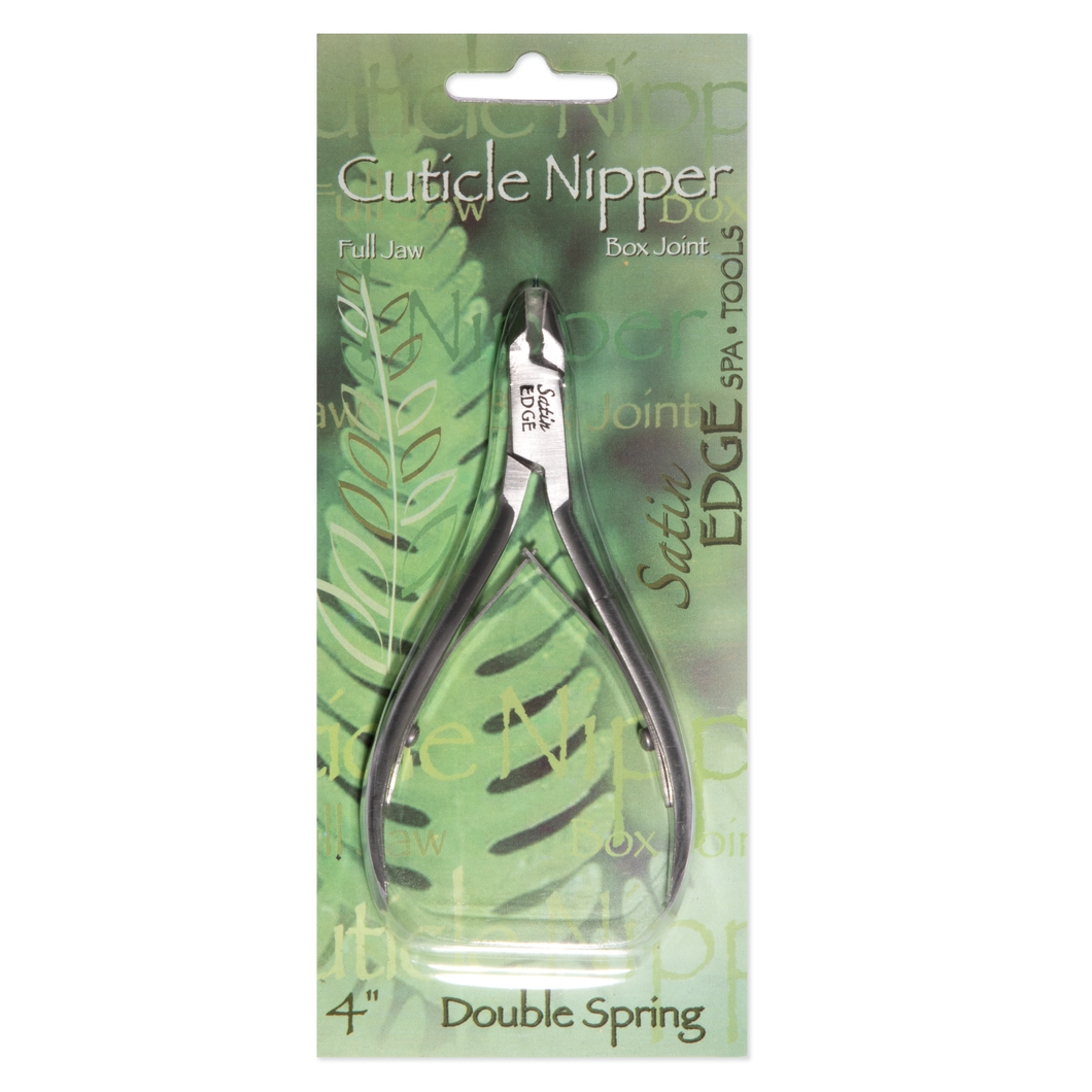 Satin Edge Cuticle Nipper, Double Spring - Full Jaw