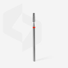 Load image into Gallery viewer, Staleks Diamond nail drill bit frustum red EXPERT head diameter 2,5 mm / working part 8 mm