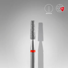 Load image into Gallery viewer, Staleks Diamond nail drill bit frustum red EXPERT head diameter 2,5 mm / working part 8 mm