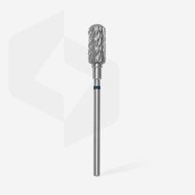 Load image into Gallery viewer, Staleks Carbide nail drill bit safe rounded cylinder blue EXPERT head diameter 6 mm/ working part 14 mm