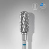 Staleks Carbide nail drill bit safe rounded cylinder blue EXPERT head diameter 6 mm/ working part 14 mm - FT31B060/14