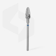 Load image into Gallery viewer, Staleks Carbide nail drill bit corn blue EXPERT head diameter 6 mm / working part 14 mm