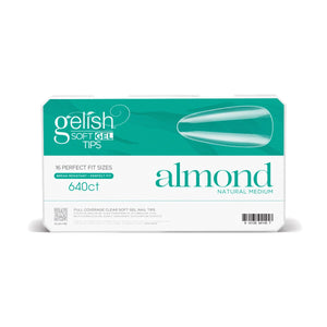 Gelish Soft Gel Tips - Medium Almond 640CT