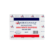 Cargar imagen en el visor de la galería, Americanails Signature Mini White Buffers 50ct