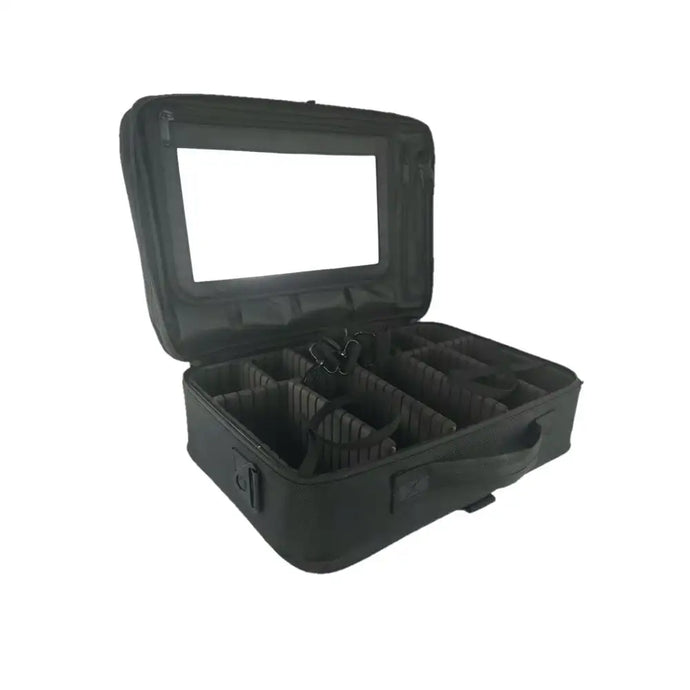 Stylecraft SC On The Go Barber/Stylist Lightweight Water Resistant Travel Case with Mirror