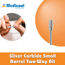 Cargar imagen en el visor de la galería, Medicool Pro Bits CC2 Silver Carbide Small Barrel Two-Way Bits