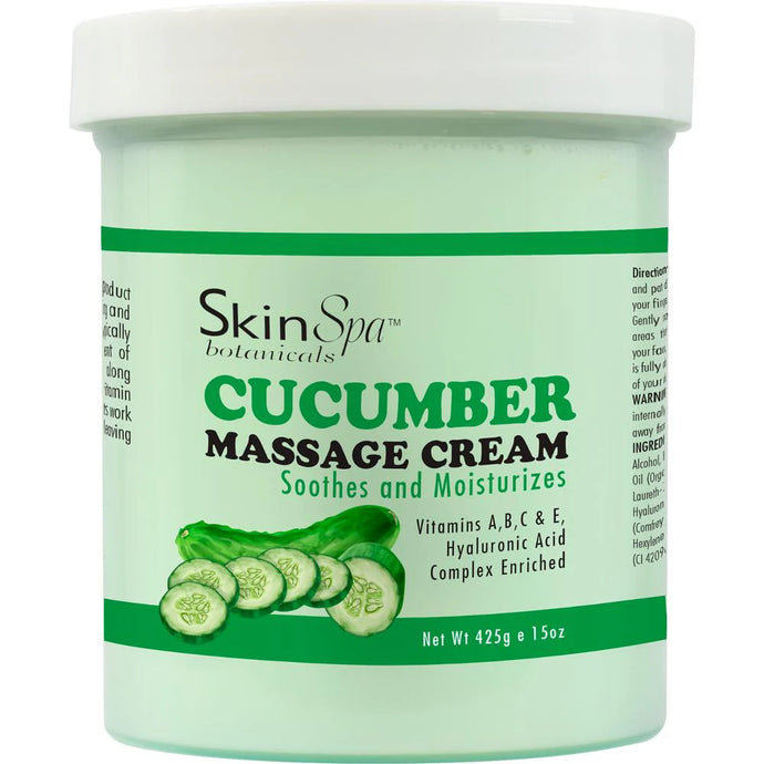 Skin Spa Cucumber Massage Cream 15oz