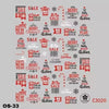 STICKERS NAILS  ASST