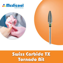 Cargar imagen en el visor de la galería, Medicool Pro Bits CC50 Swiss Carbide TX Tornado