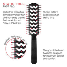 Load image into Gallery viewer, CRICKET FAST FLO STATIC FREE BRUSH (BLACK/RED)