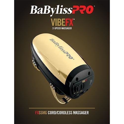 BaBylissPRO® VibeFX Massager Gold