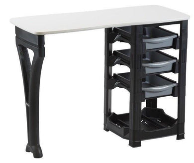 Dompel Manicure Table Vegas - Negra/Gris